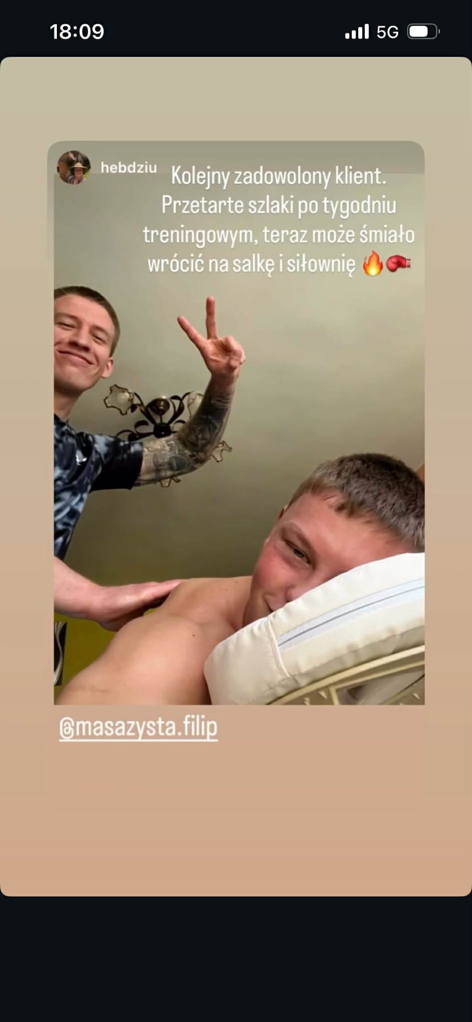 Masaż klasyczny z dojazdem